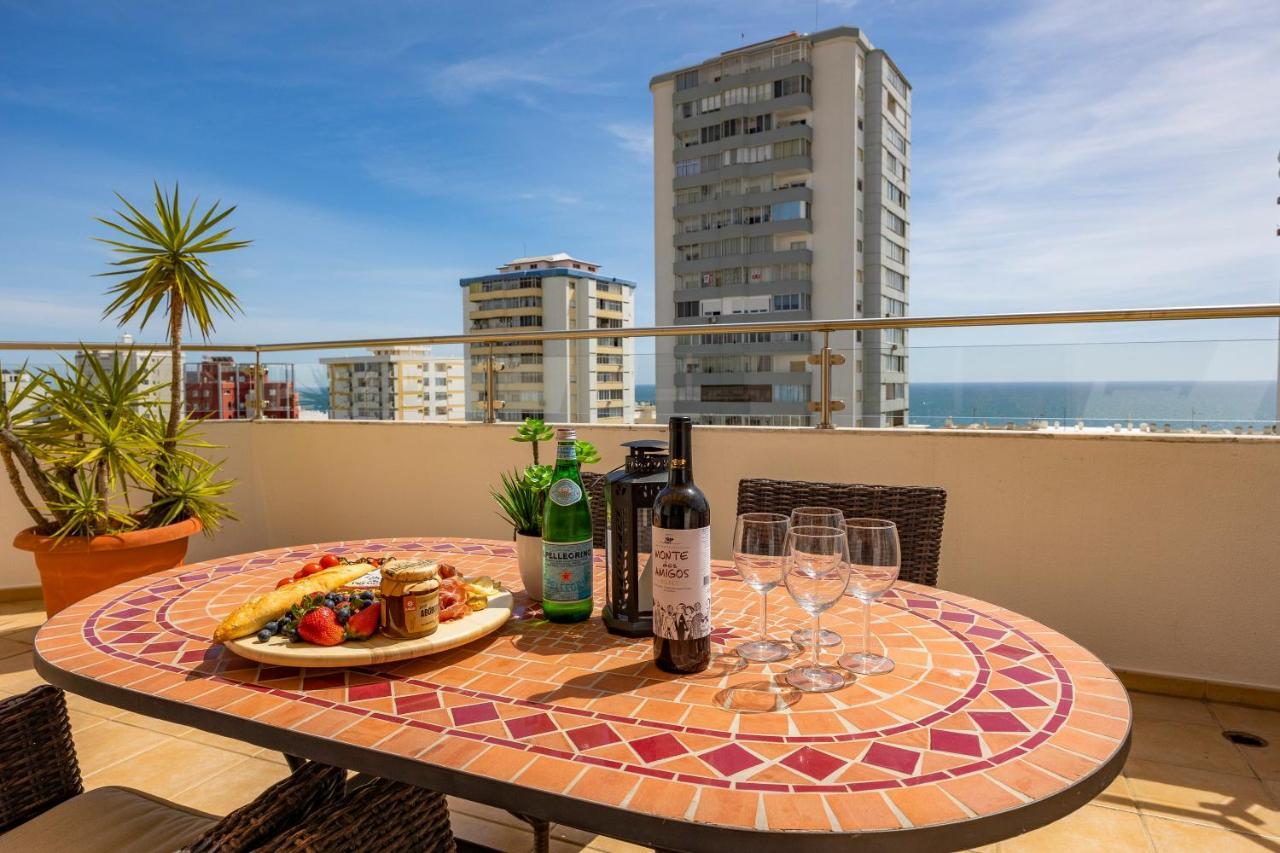 Seaview Penthouse In Algarve With Spacious Terrace Quarteira Zewnętrze zdjęcie