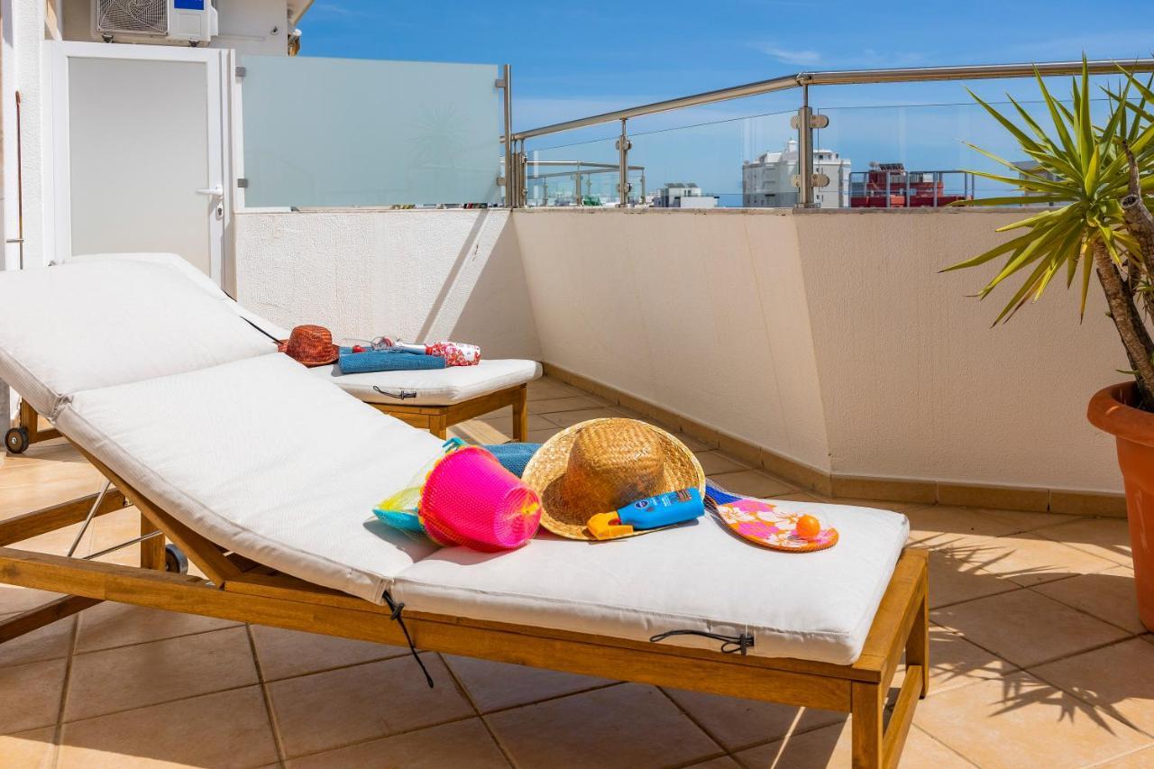 Seaview Penthouse In Algarve With Spacious Terrace Quarteira Zewnętrze zdjęcie