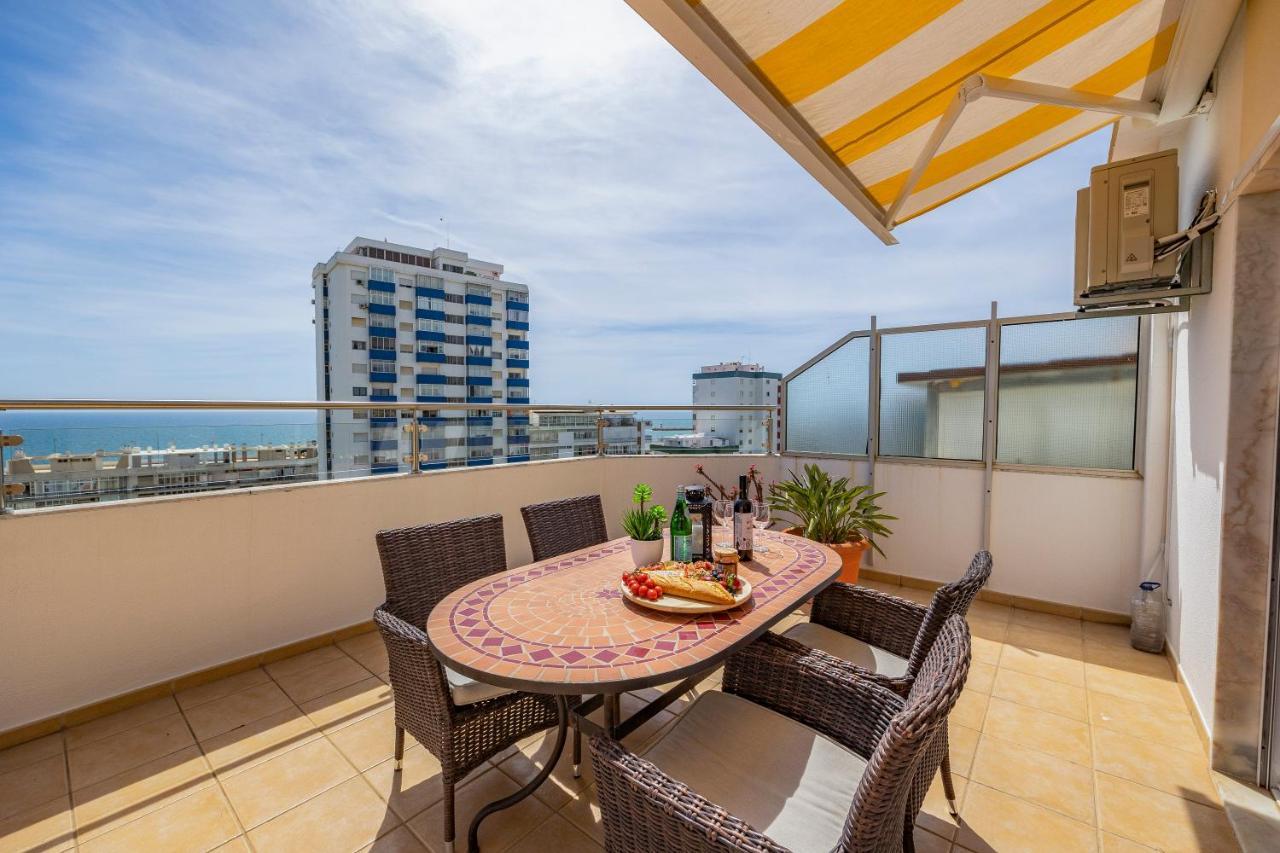Seaview Penthouse In Algarve With Spacious Terrace Quarteira Zewnętrze zdjęcie